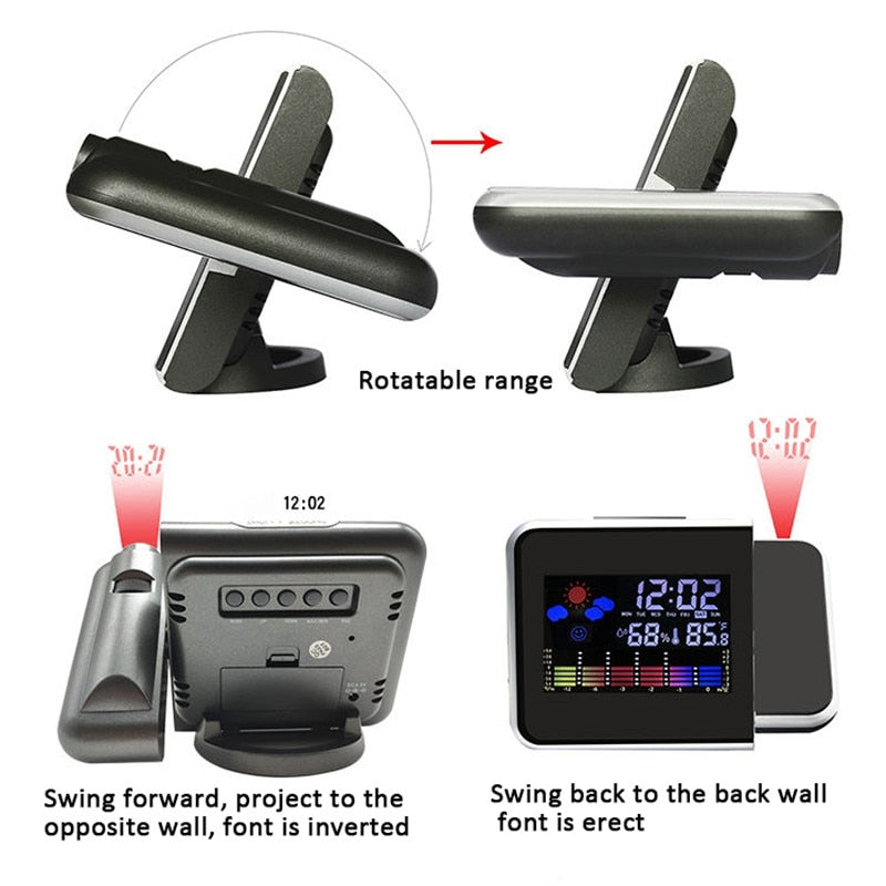 LED Alarm Projection Clock